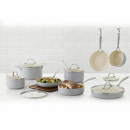 Food Network™ Farmstead 14-pc. Nonstick Ceramic Cookware Set 4 Food Network™ Farmstead 14-pc. Nonstick Ceramic Cookware Set - Image 2