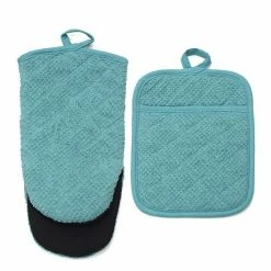 Food Network™ Terry Neoprene Oven Mitt & Pot Holder Set Khaki -Food Network Sales Store unnamed file 1124