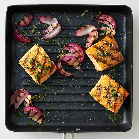 Food Network™ Hard Anodized 10-in. Square Grill Pan 4 Food Network™ Hard Anodized 10-in. Square Grill Pan - Image 2