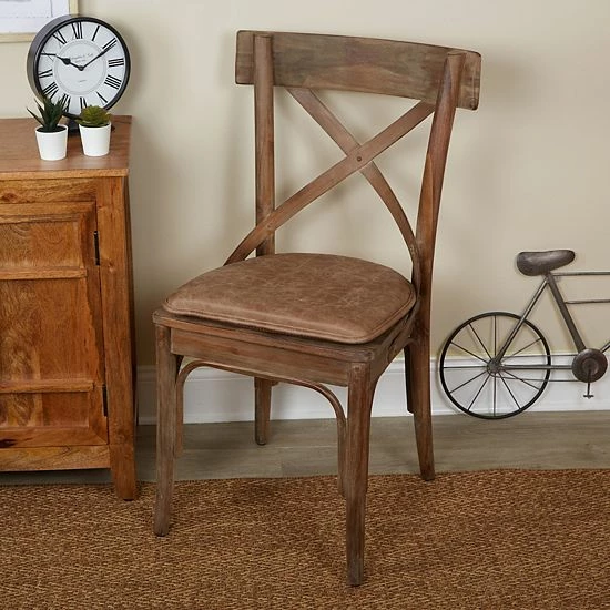 Food Network™ The Gripper Faux-Leather Chair Pad 4-pk. 4 Food Network™ The Gripper Faux-Leather Chair Pad 4-pk. - Image 2