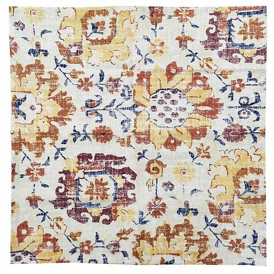 Food Network™ Vintage Rug Print Dinner Napkin 4-pk. 4 Food Network™ Vintage Rug Print Dinner Napkin 4-pk. - Image 2