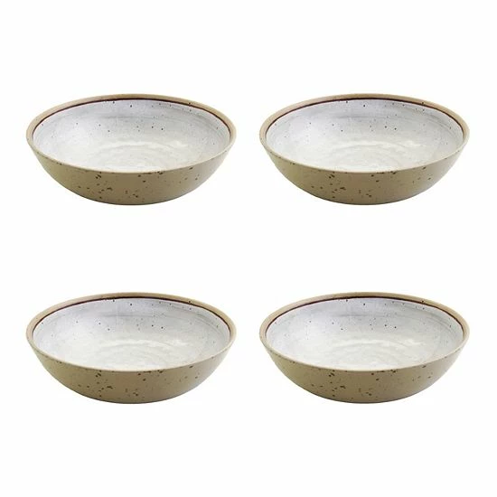 Food Network™ 4-pc. Melamine Dinner Bowl Set Aqua 5 Food Network™ 4-pc. Melamine Dinner Bowl Set Aqua - Image 3