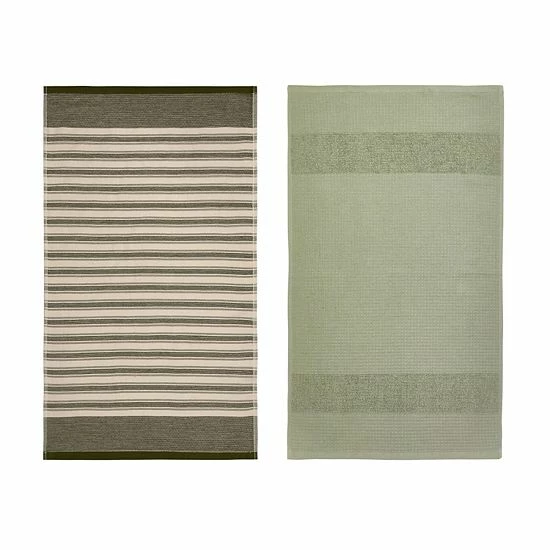 Food Network™ Farmhouse Stripe Kitchen Towel 2-pk. 5 Food Network™ Farmhouse Stripe Kitchen Towel 2-pk. - Image 3