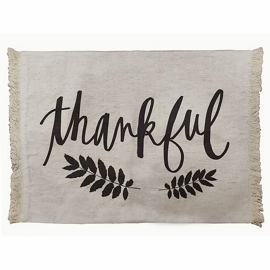 Food Network™ Thankful Fringe Placemat 3 Food Network™ Thankful Fringe Placemat