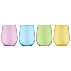 Food Network™ Kalindi 4-pc. Stemless Wine Glass Set