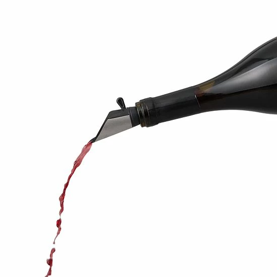 Food Network™ Stainless Steel Pourer & Stopper Set 4 Food Network™ Stainless Steel Pourer & Stopper Set - Image 2