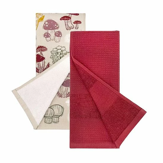 Food Network™ Fungi Garden Kitchen Towel 2-pk. 4 Food Network™ Fungi Garden Kitchen Towel 2-pk. - Image 2