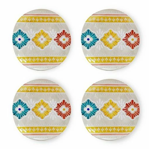 Food Network™ 4-pc. Casa Sol Melamine Salad Plate Set -Food Network Sales Store unnamed file 1648