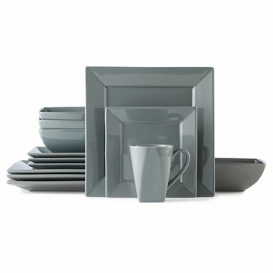 Food Network™ Shortbread 16-pc. Dinnerware Set Gray 10 Food Network™ Shortbread 16-pc. Dinnerware Set Gray - Image 8