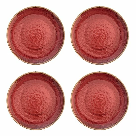 Food Network™ 4-pc. Melamine Dinner Plate Set Merlot 5 Food Network™ 4-pc. Melamine Dinner Plate Set Merlot - Image 3