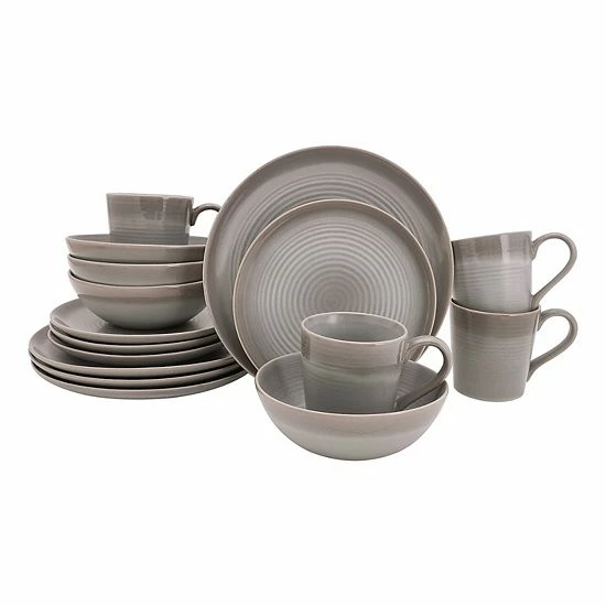 Food Network™ Soren 16-pc. Dinnerware Set Gray 3 Food Network™ Soren 16-pc. Dinnerware Set Gray