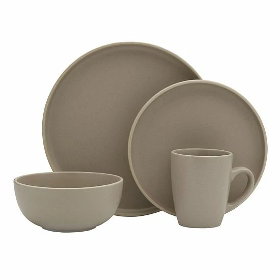 Food Network™ Remi 16-pc. Dinnerware Set Tan 4 Food Network™ Remi 16-pc. Dinnerware Set Tan - Image 2