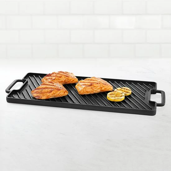 Food Network™ Pre-Seasoned Cast-Iron Reversible Grill 5 Food Network™ Pre-Seasoned Cast-Iron Reversible Grill - Image 3