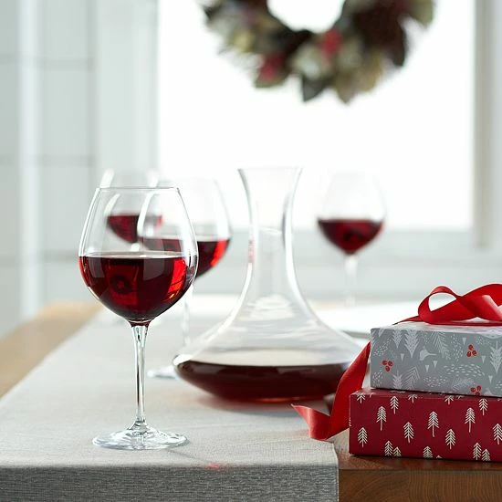 Food Network™ Signature 4-pc. Crystal Balloon Red Wine Glass Set 4 Food Network™ Signature 4-pc. Crystal Balloon Red Wine Glass Set - Image 2