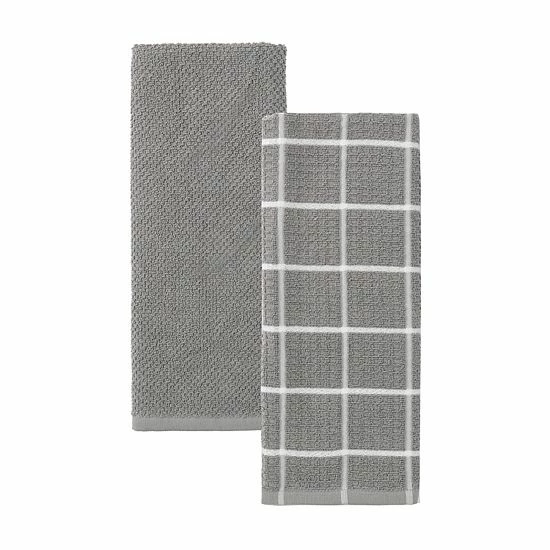 Food Network™ Windowpane Grid Kitchen Towel 2-pk. Red 3 Food Network™ Windowpane Grid Kitchen Towel 2-pk. Red