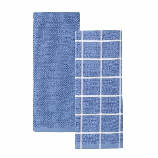 Food Network™ Windowpane Grid Kitchen Towel 2-pk. Red 7 Food Network™ Windowpane Grid Kitchen Towel 2-pk. Red - Image 5