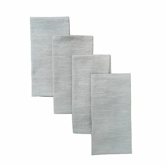 Food Network™ Easy-Care Linen Dinner Napkin 4-pk. Aqua 8 Food Network™ Easy-Care Linen Dinner Napkin 4-pk. Aqua - Image 6