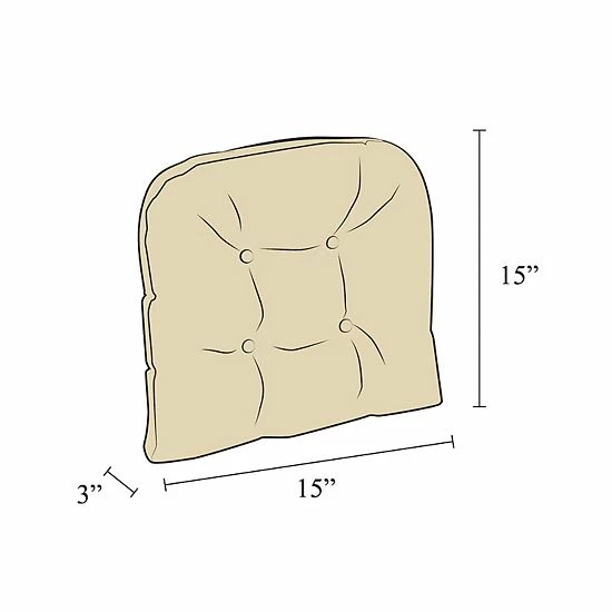 Food Network™ Watercolor Floral Chair Pad 6 Food Network™ Watercolor Floral Chair Pad - Image 4