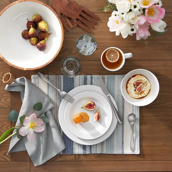 Food Network™ Striped Placemat Blue 4 Food Network™ Striped Placemat Blue - Image 2