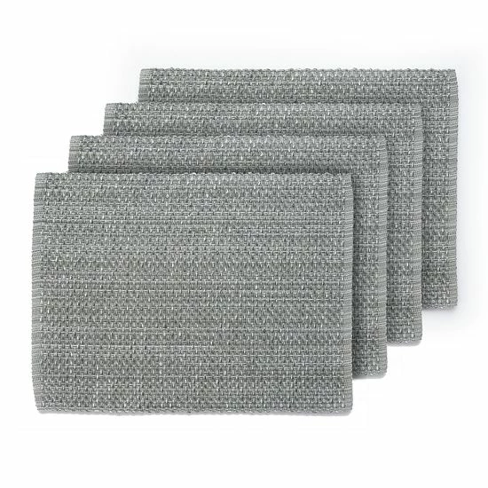 Food Network™ Wabash Placemat 4-pk. Gray 6 Food Network™ Wabash Placemat 4-pk. Gray - Image 4