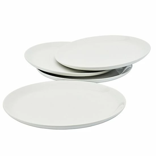 Food Network™ 4-pc. Coupe Dinner Plate Set 4 Food Network™ 4-pc. Coupe Dinner Plate Set - Image 2