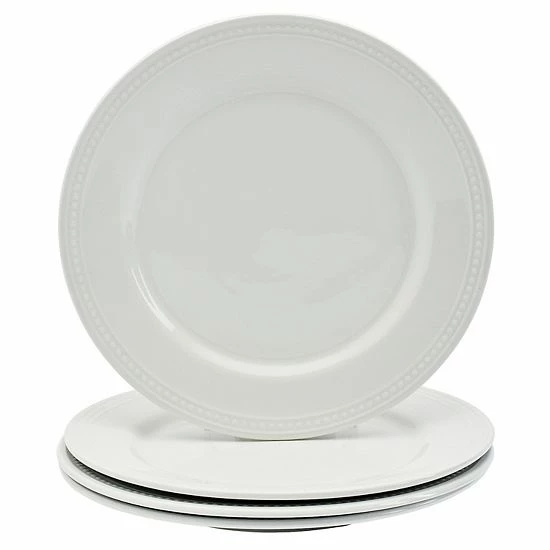 Food Network™ 4-pc. Beaded Dinner Plate Set 3 Food Network™ 4-pc. Beaded Dinner Plate Set
