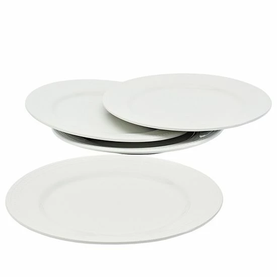 Food Network™ 4-pc. Beaded Dinner Plate Set 4 Food Network™ 4-pc. Beaded Dinner Plate Set - Image 2
