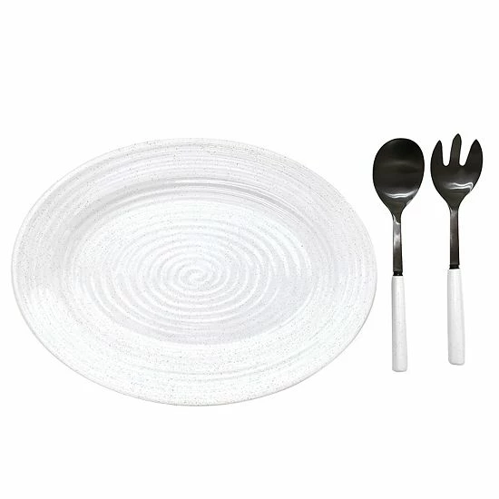 Food Network™ Farmstead Serving Platter & Utensil Set 5 Food Network™ Farmstead Serving Platter & Utensil Set - Image 3