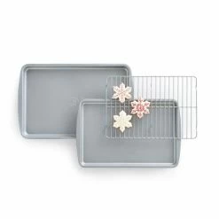 Food Network™ 3-pc. Nonstick Cookie Sheet Set With Cooling Rack 7 Food Network™ 3-pc. Nonstick Cookie Sheet Set With Cooling Rack -Food Network Sales Store unnamed file 806