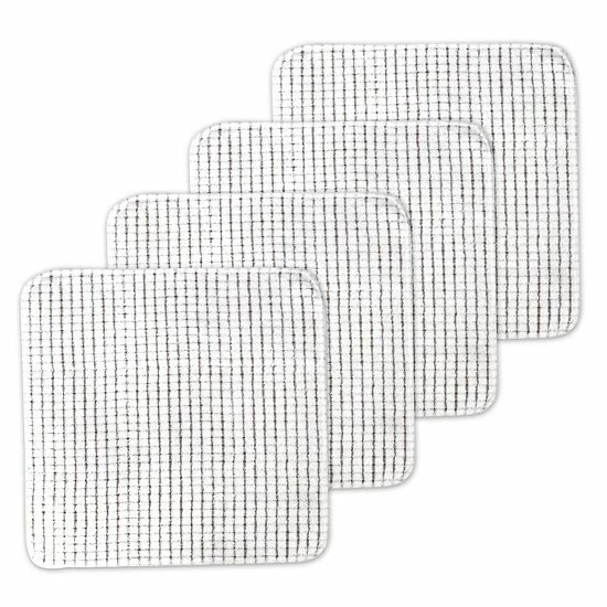 Food Network™ Terry Dish Scrubber 4-pk. Gray 3 Food Network™ Terry Dish Scrubber 4-pk. Gray