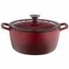Food Network™ 7-qt. Ombre Enameled Cast-Iron Dutch Oven Red 1 Food Network™ 7-qt. Ombre Enameled Cast-Iron Dutch Oven Red -Food Network Sales Store unnamed file 94