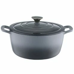 Food Network™ 7-qt. Ombre Enameled Cast-Iron Dutch Oven Red -Food Network Sales Store unnamed file 98